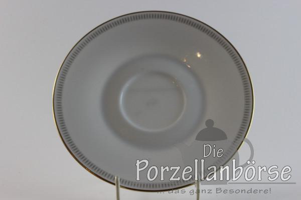 Untertasse für Teetasse - Rosenthal - Form 2000 - Graue Rechtecke