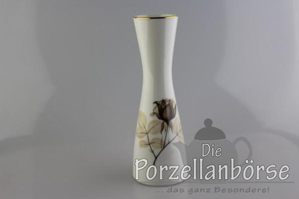 Vase 22,5 cm - Rosenthal - Form 2000 - Schattenrose