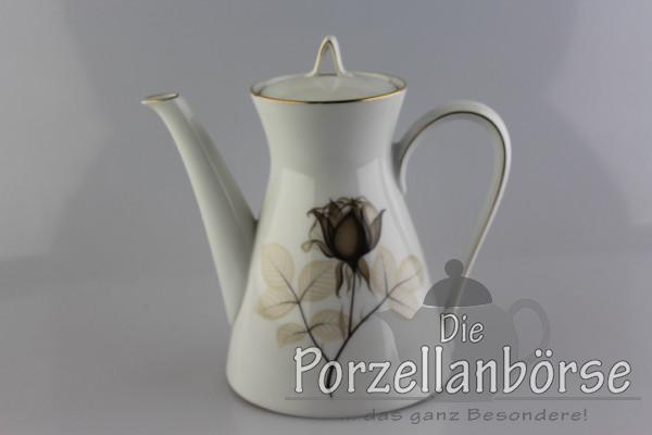 Teekanne klein - Rosenthal - Form 2000 - Schattenrose