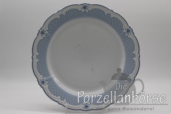 großer Kuchenteller Ø 32,3 cm (2. Wahl) - Hutschenreuther - Baronesse - Estelle blau