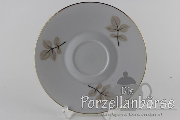 Untertasse für Kaffeetasse groß - Rosenthal - Form 2000 - Schattenrose