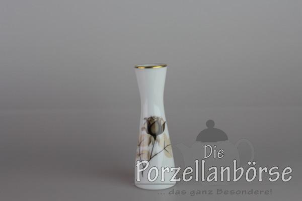 Vase 10,2 cm - Rosenthal - Form 2000 - Schattenrose