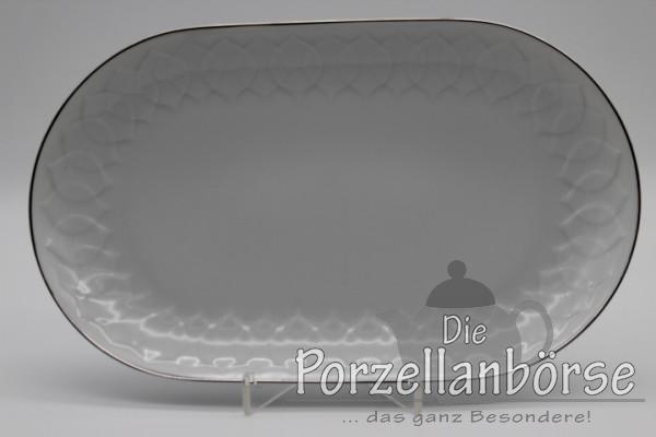 Fleischplatte 28 cm - Rosenthal - Lotus - Platinrand