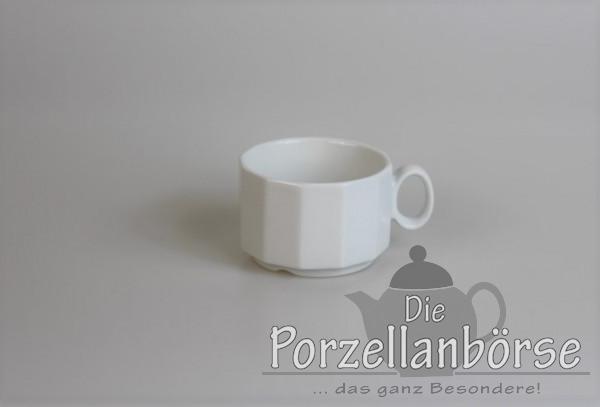 Cappuccinotasse - Rosenthal - Polygon - Hotelgeschirr - Weiß