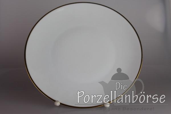 Speiseteller Ø 25 cm - Rosenthal - Form 2000 - polierter Goldrand